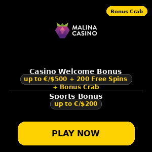 all casino website bonuses malina