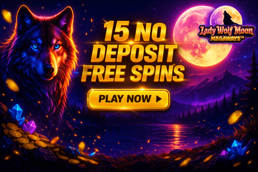 Lady Wolf Moon Megaways Review – Get 15 No Deposit Free Spins