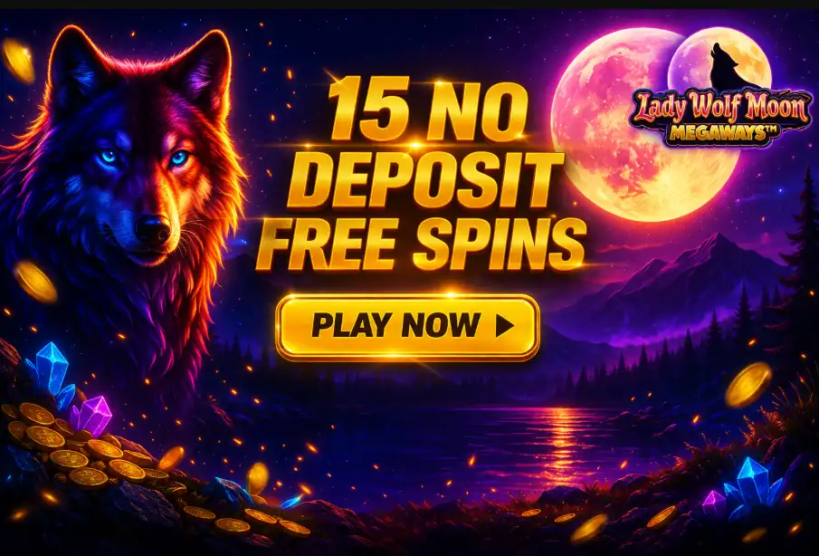 Lady Wolf Moon Megaways Review – Get 15 No Deposit Free Spins