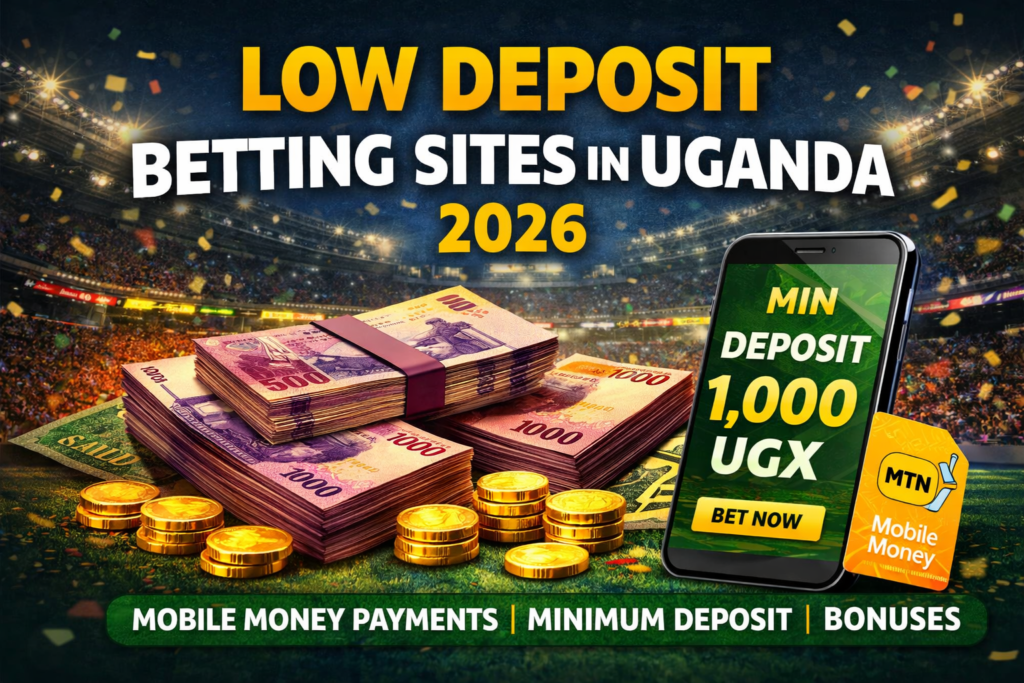 Low deposit betting sites in Uganda 2026 with Mobile Money