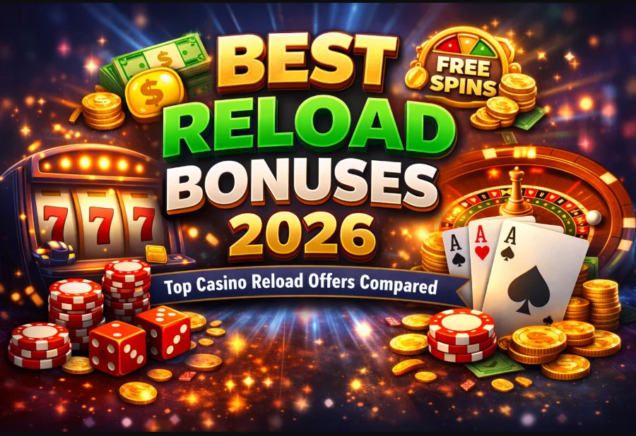 Best Reload Bonuses 2026: Top Casino Reload Offers Compared