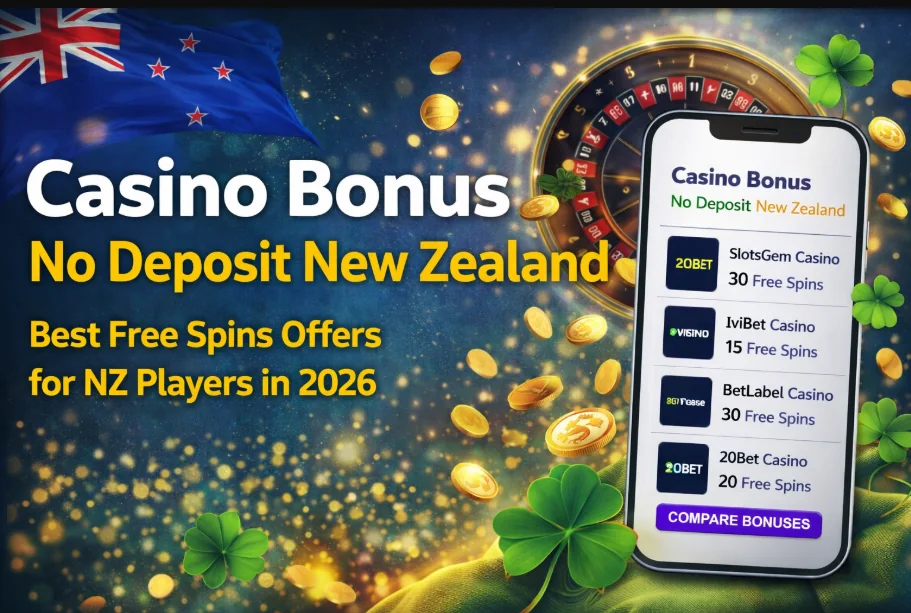 Casino Bonus No Deposit New Zealand: Best Free Spins Offers for NZ Players in 2026
