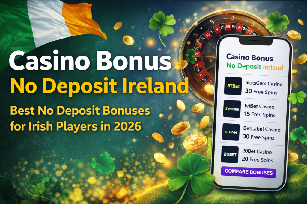 Casino Bonus No Deposit Ireland: Best No Deposit Bonuses for Irish Players in 2026