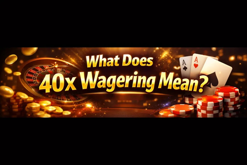 What Does 40x Wagering Mean? A Clear and Honest Guide for Players